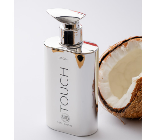 Крем для рук Touch Silver Line Coconut, кокос, 200 мл