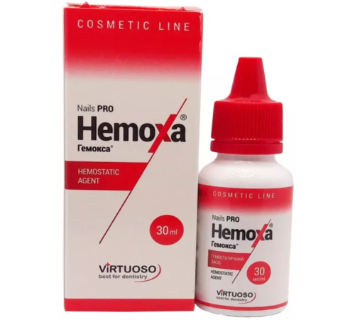 Кровоспинний засіб Hemoxa Nails Pro гемокса, 30 мл