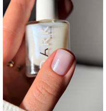 Universal nail polish DARK Gloss polish No. 02, cold milky, 10 ml