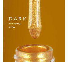 Varnish for stamping DARK No. 04 gold, with a sticky layer, 10 ml