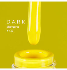 Лак для стемпінгу DARK №05 жовтий, з липким шаром, 10мл