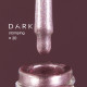 Лак для стемпінгу DARK №20 рожевий металік, з липким шаром, 10 мл