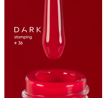 Varnish for stamping DARK No. 36 Ferrari, with a sticky layer, 10 ml