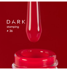 Лак для стемпінгу DARK №36 феррарі, з липким шаром, 10 мл