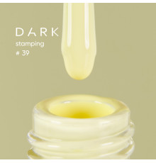 Лак для стемпінгу DARK №39 лимонний, з липким шаром, 10 мл