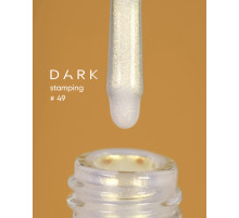 Varnish for stamping DARK No. 49 golden chameleon, 10 ml