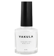 Лак для стемпінгу Vakula №01, білий, 8 мл