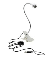 Лампа UV LED гнучка на прищіпці USB 3 Вт