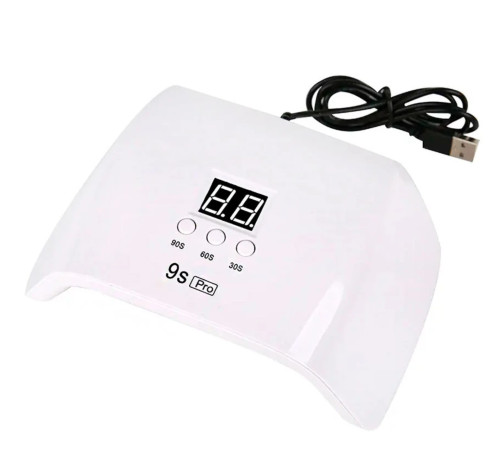 Лампа для манікюру SUN 9S Pro UV LED, рожева