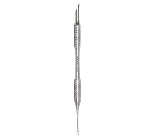 Лопатка манікюрна Staleks EXPERT 51 TYPE 2 (скошений пушер + кільце)