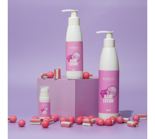 Лосьйон для рук Komilfo Hand Lotion Bubble Gum, жуйка 10 мл