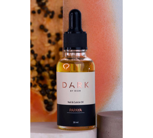 Олійка для кутикули DARK Papaya папайя, 30 мл