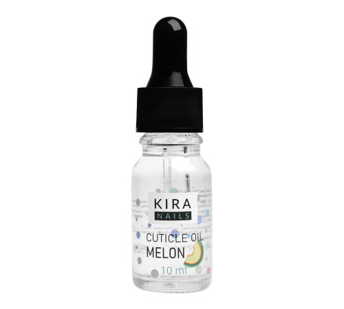 Олійка для кутикули Kira Nails Cuticle Oil Melon диня, 10 мл