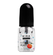 Олійка для кутикули Kira Nails Cuticle Oil Peach персик, 2 мл