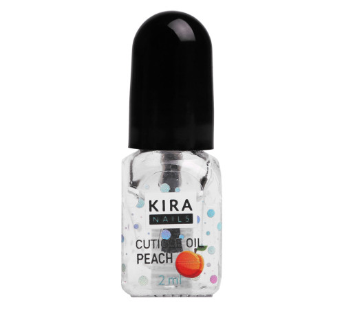 Олійка для кутикули Kira Nails Cuticle Oil Peach персик, 2 мл