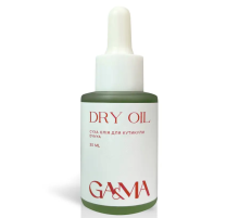 Dry oil for the cuticle GaMa Dry Oil Melon, 30 ml
