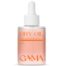 Dry oil for cuticles GaMa Dry Oil Strawberry with cream, 15 ml