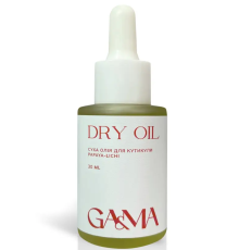 Dry oil for cuticles GaMa Dry Oil Papaya-Lychee, 30 ml