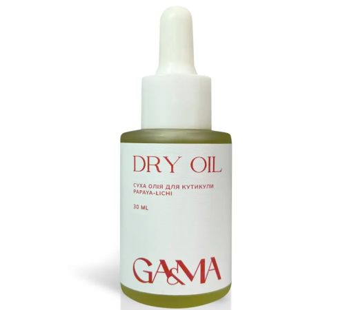 Dry oil for cuticles GaMa Dry Oil Papaya-Lychee, 30 ml