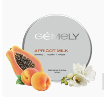 Gemely Apricot milk massage candle, apricot milk, 30 ml