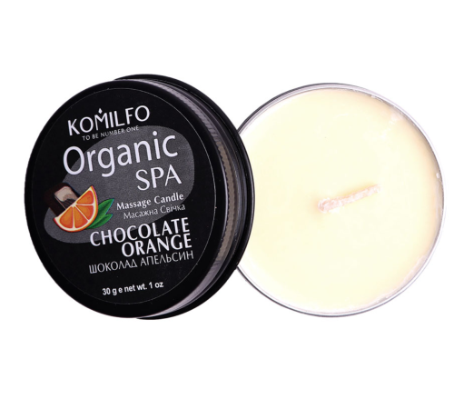 Масажна свічка Komilfo Massage Candle  Chocolate Orange 30 г