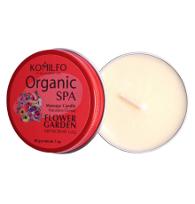 Масажна свічка Komilfo Massage Candle Flower Garden 30 г