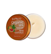 Масажна свічка Komilfo Massage Candle Fresh Grapefruit, 30 г