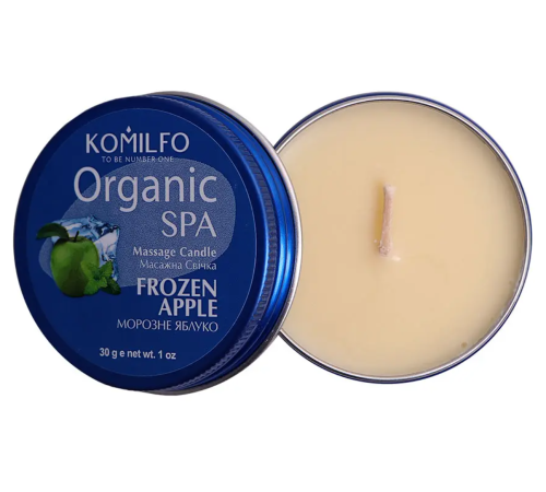 Масажна свічка Komilfo Massage Candle Frozen Apple 30 г
