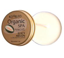 Масажна свічка Komilfo Massage Candle  Juicy Melon 30 г