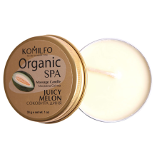 Масажна свічка Komilfo Massage Candle  Juicy Melon 30 г