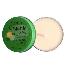 Масажна свічка Komilfo Massage Candle Lemon Lime 30 г