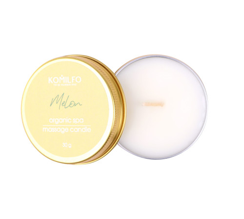 Komilfo Massage Candle Melon, 30 g