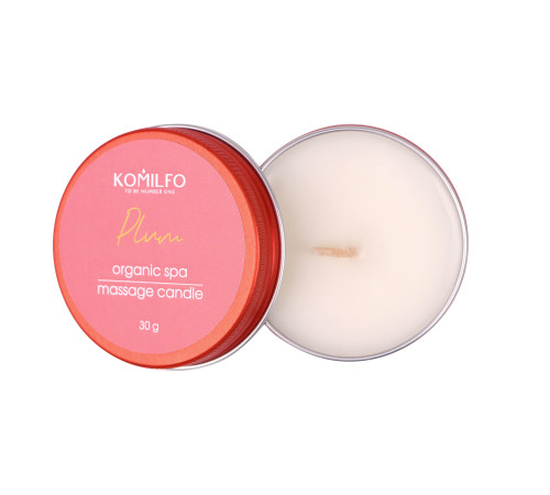 Komilfo Massage Candle Plum, 30 g