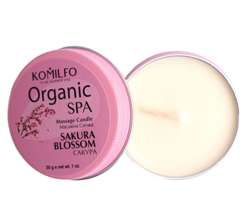 Масажна свічка Komilfo Massage Candle Sakura 30 г