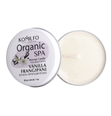 Масажна свічка Komilfo Massage Candle Vanilla Frangipani 30 г
