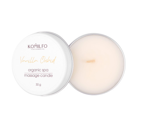 Масажна свічка Komilfo Massage Candle Vanilla Orchid, 30 г
