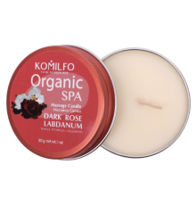Масажна свічка Komilfo Massage Dark Rose Labdanum, 30 г