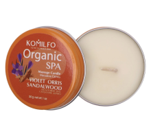 Масажна свічка Komilfo Massage Violet Orris Sandalwood, 30 г