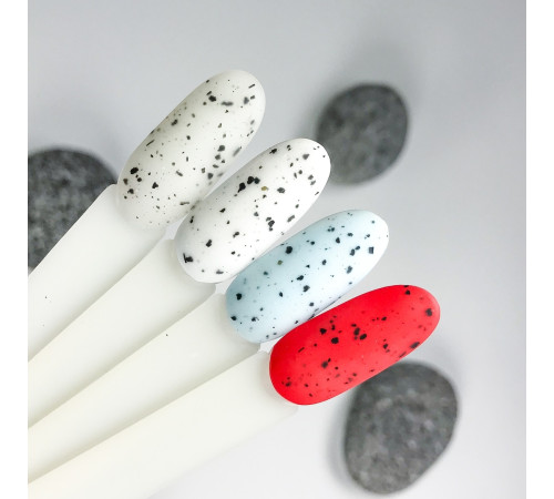 Матовий закріплювач Komilfo No Wipe Matte Spotty Top, без липкого шару, з рваною крихтою, 8 мл