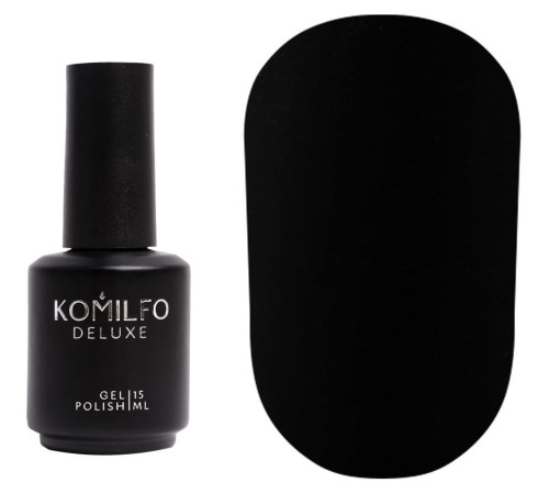 Матовий закріплювач для гель-лаку Komilfo No Wipe Matte Top NEW FORMULA, 15 мл