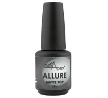 Matte top-gel NailApex Allure 10 ml