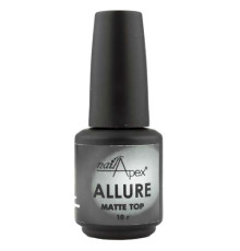 Матовый топ-гель NailApex Allure 10 мл