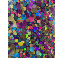 Mix confetti #13 crimson blue