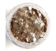 Mix of sequins Diamond No. 021 Cappuccino