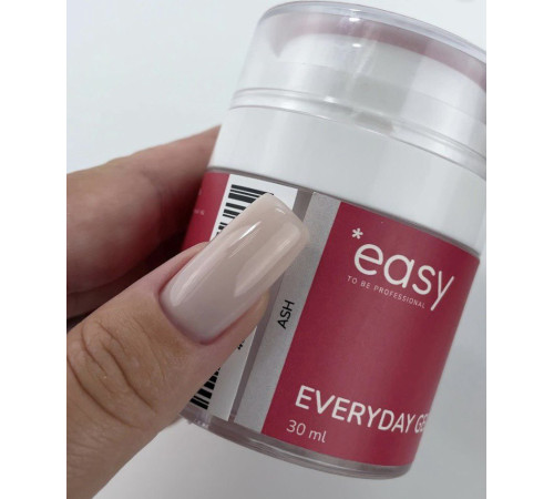 Моделюючий гель для нігтів Easy Everyday gel ASH, димчатий, 30 мл