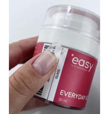 Моделюючий гель для нігтів Easy Everyday gel Glass, прозорий, 30 мл