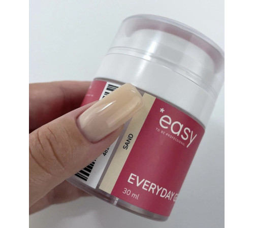 Моделюючий гель для нігтів Easy Everyday gel Sand, карамель, 30 мл