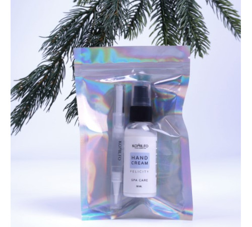 Набір Komilfo Gift Spa Care Крем для рук, 50 мл і олійка для кутикули Felicity, 2 мл
