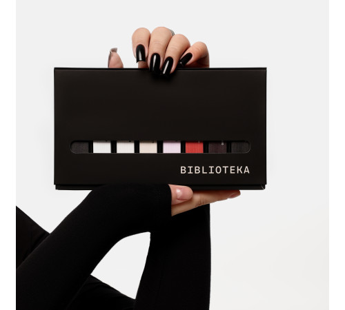 Набір гель-лаків BIBLIOTEKA gel polish set BASIS №001-008