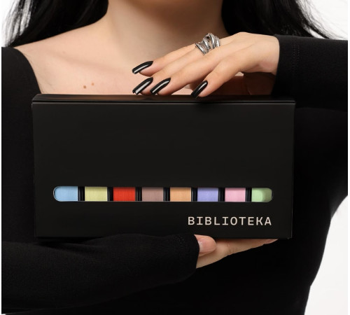 Набір гель-лаків BIBLIOTEKA gel polish set ICED MOOD №009-016